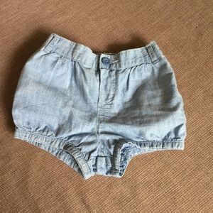 Gap Denim Romper Shorts